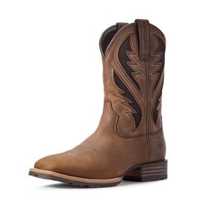 Ariat Western: Hybrid VentTEK Botas Western Hombre - Marrones (ZXTAS6579)